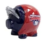 新しいYork Giants Piggy Bank thematic Large Super Bowl 46 Champion