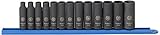 GearWrench 84914 3/8-Inch Drive Impact Socket Set Deep Metric, 13-Piece [並行輸入品]