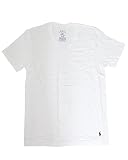 ポロ・ラルフローレン Tシャツ RL66 Vネック 半袖 無地 メンズ XL WHITE×NAVY [並行輸入品]