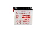 YUASA / YB7-A （YB7-A, 12N7-4A, GM7Z-4A, FB7-A互換) バイク用バッテリー 開放型( K50 バーディー DX FR50G K90 GN125E ジェンマ125(CS125) Vespa PK FL FL2 (ベスパ PK FL FL2) Storm )