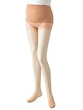 犬印本舗 マタニティ 日本製 産前 産後 なが～く 使える パンスト ストッキング M ～ L クリア ベージュ 24469 24469202
