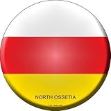 Smart Blonde C-378 North Ossetia Country Novelty Metal Circular Sign