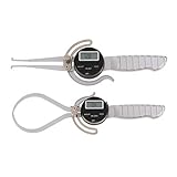 B Baosity 2pcs　デジタルキャリパー　メトリック・インチ ハンドル付き 内側/外側メーター　