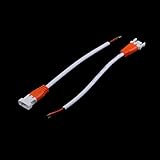 B Baosity 2本　LED専用　プラグコネクタ　JSTコネクタ　2ピン　ロック可能　オレンジ　　