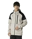 [ミズノ] トレーニングウェア ストレッチスウェット フーディ パーカー ジャージ 動きやすい 32MCA050 クラウドベージュ杢×ブラック