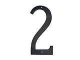 Montague Metal Products Standard Font Individual House Number, 2, 12-Inch [並行輸入品]