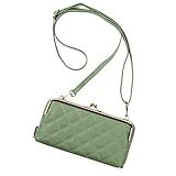 [ブランポム] がま口 財布 レディース キルティング ショルダー ミニショルダー スマホバッグ おしゃれ bp-1065 グリーン