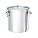 日東 ステンレスタンク テーパー付キャッチクリップ式密閉タンク(フタ付)25L TPCTH33