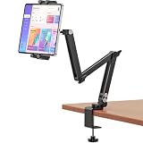 Tendak 卓上タブレットホルダー タブレットスタンドアーム ipadホルダー アイパッドスタンド360度回転 72.5cm 4.7～13.5インチ iPad Pro/Mini/Air/iPhone対応