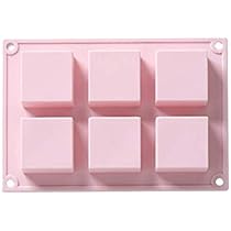 Amazon.co.jp: シリコン型 正方形 四角 5.2cm角 大 6個 : ホーム