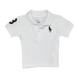 (ポロ ラルフローレン チルドレンズウェア) POLO RALPH LAUREN ベビー 男の子 ポロシャツ Cotton Mesh Polo Shirt ホワイト White (6M) [並行輸入品