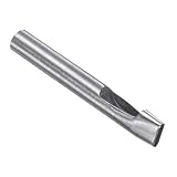 CoCud ホローパンチ 4mm x 15mm 穴 45#鋼製 楕円形ガスケットツール - 用途：レザーDIY レザークラフト ウォレットに適用