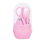 Sawors爪切りハサミセット 指がかりのあるハンドルで安定して切れます 新生児 使いやすい 可愛い 0-5歳子供用人気の爪切りはさみセット