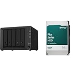 Synology NAS 5ベイ DiskStation DS1522+[延長保証ラインセンス付属] & Synology HDD 16TB HAT3310-16Tx5台