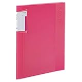 コクヨ(KOKUYO) ファイル クリヤーブック ノビータ 固定式 A4 60枚 ピンク ラ-NV60P