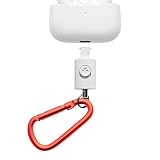 TR-LCAP-RD(レッド) AirPods/AirPods Pro用 カラビナ付 ホルダー ケース