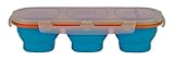 Smart Planet Portion Perfect Snack Perfect On the Go, Blue/Orange