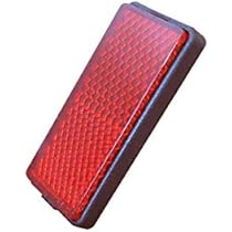 Amazon | 自転車用リフレクター長方形角型/リフレクター反射板