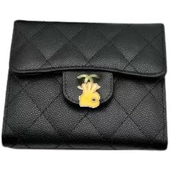 Amazon | [シャネル] 三つ折り 財布 ラムスキン マトラッセ スモール