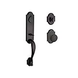 Baldwin sckodxrusrar481 Reserve Single円柱Handleset Kodiak X素朴で素朴なアーチローズinダークブロンズ仕上げ