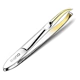 【プロネイリスト推薦】毛抜き 人気のピンセット ケース付き ツイーザー ステンレス製 使いやすい 眉毛