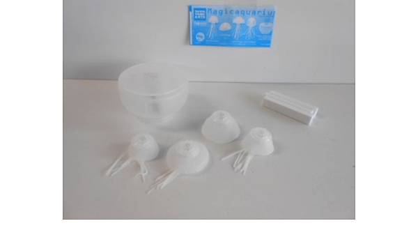 Amazon マジックアクアリウム 全5種 クラゲ 浮遊 鑑賞用 ミニ 水族館全5種 1 ムラサキクラゲ Typs 2 ミズクラゲ Ty カプセル玩具 おもちゃ