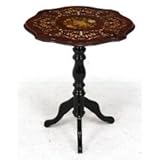 【メーカー直送】インレイドシェイプドカクテルテーブル 商品コード：32582 不二貿易