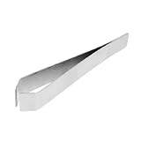 SODIAL(R)10㎝のシルバートーンステンレススチールの魚の骨のピンセット