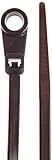 Weather Resistant Mountable Cable Tie, 40lbs Tensile Strength, 1-1/2" Bundle Diameter, 0.187" Mounti