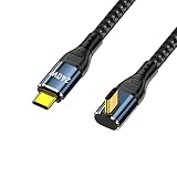 CYケーブル USB-C 240W Type-C オス-オスケーブル 薄型アングルコネクタ 48V 5A USB2.0 480Mbps 100Wに対応 ノートパソコン/タブレット/スマートフォン用
