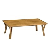 NICHIBI WOOD WORKS jaGG 120 独自ヴィンテージテイストこたつ ユニークな二股の脚 ローテーブルとしても◎ 国産 オーク材使用