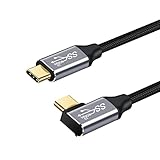 ＹＥＥＫＥＥＮ 【ストレート/L字型 1m】 Type C to Type C ケーブル 100W 5A PD対応 急速充電 USB 3.1 Gen2 10Gbps データ転送 4K/60Hz 映像出力 タイプC 充電ケーブル (1m)