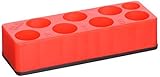 Mechanics Time Saver MTS887 Socket Holder (3/8 in. Drive Universal Rocket Red 8 Hole Impact) [並行輸入品]
