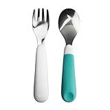OXO tot オクソー トット フォーク&スプーンセット/アクア