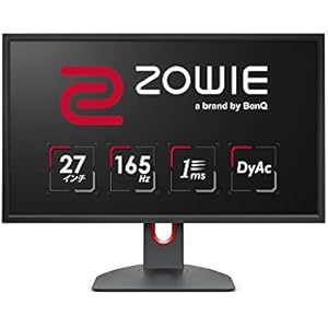 BenQ ZOWIE XL2731K ゲーミングモニター (27インチ/Full HD/TN/165Hz/1ms/XL Setting to Share/DyAc/Black eQualizer/FreeSync/Color Vibrance/指一本で高さ調整)