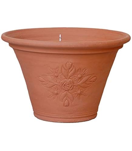 Amazon | ウィッチフォード テラコッタ植木鉢 オレンジポット 直径29cm