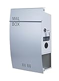LEON 郵便ポスト mail box デザイナーズ ポス MB07 シルバー