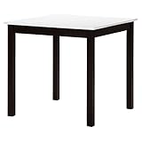 不二貿易 鏡面 ダイニングテーブル ポエム 75×75cm ブラウン 95450