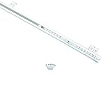 日中製作所 カーテンレール シングル 伸縮ホームセットニューNK型 塩ビホワイト 長さ:1100~2000mm NNA-2