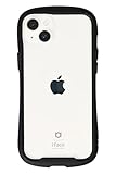 iFace Reflection iPhone 14 Plus ケース クリア 強化ガラス (ブラック)【アイフェイス アイフォン14plus 用 iphone14プラス 用 カバー 韓国 耐衝撃 透明 ストラップホール】