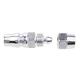 SONONIA 金属空気式 クイックコネクトエアー継手 空気圧クイックコネクター メタルカプラー 多規格 - 20PP