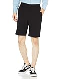 [ボディワイルド] ストレッチパンツ ハーフパンツ スタイリッシュパンツ ドライストレッチ 前フラット 後ろポケット メンズ ブラック L