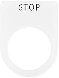 IM 押ボタン/セレクトスイッチ(メガネ銘板) STOP 黒 φ22.5 P2236