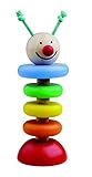 Handcrafted Wooden Rattle and Clutching Toy – Milo (ヨーロッパ製)
