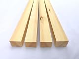 木材 垂木 タルキ レッドパイン 節有り 角材 【 厚さ 30mm x 幅 40mm x 長さ 500mm 4本セット 】 ウッディヨネダ