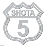 【エンブレム】【スキージー付き】名前ステッカー カッティングステッカー オリジナルステッカー ROUTE66風 文字だけ残る シール デカール 切り文字 オリジナル ステッカー 作成 アルファベット 数字 英字 車 自転車 バイク ポスト 看板 店舗 名前 表札 住所 チーム 屋外 防水 耐候 黒 白