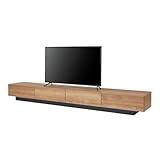LOWYA ロウヤ 完成品 テレビ台 ローボード TV台 TVボード テレビラック 収納付き 扉付き ロータイプ 木製 日本製 幅260cm シャビーナチュラル