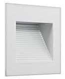 LED Inner Square Step Light, 120 Volt Operation, 1 Watt, 3000 K, Matte White, cETLus [並行輸入品]