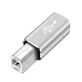 Cからb変換アダプター, ハブ タイプc, タイプc タイプbに変換, 充電器 変換 Bから スマホ,プリンター、ハードドライブ、ドッキングステーション、ファックス機、スキャナーに適していますUSB オス コンバーター