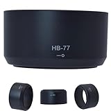 カメラマウントレンズフードHB-77 ニコンHB-77交換用 ニコンFマウントレンズAF-P DX NIKKOR 70-300mm f/4.5-6.3G ED VR用 カメラ用レンズフード 代替レンズフード 交換用レンズフード